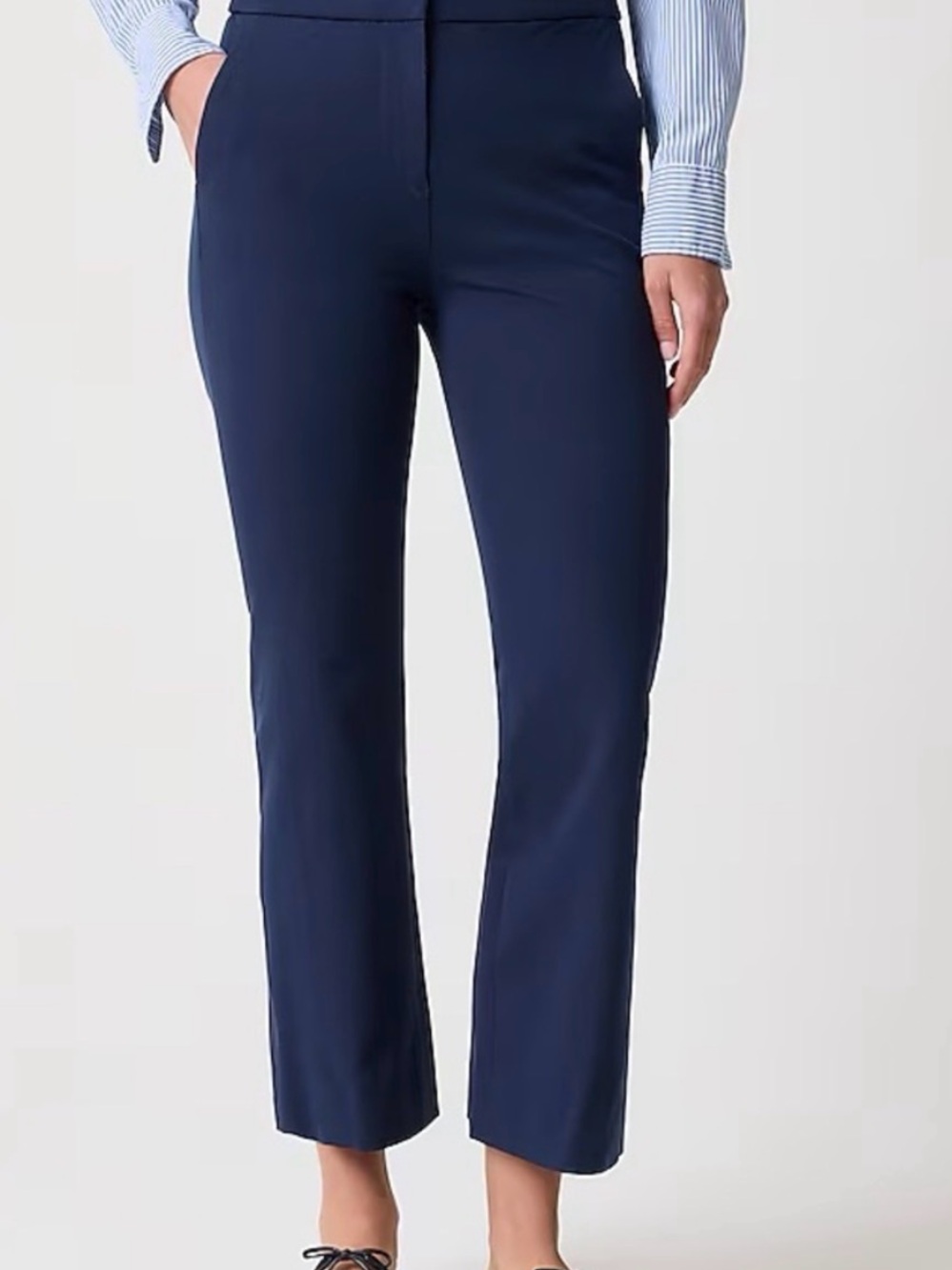 J. Crew Navy Straight Leg Kelsey Pant